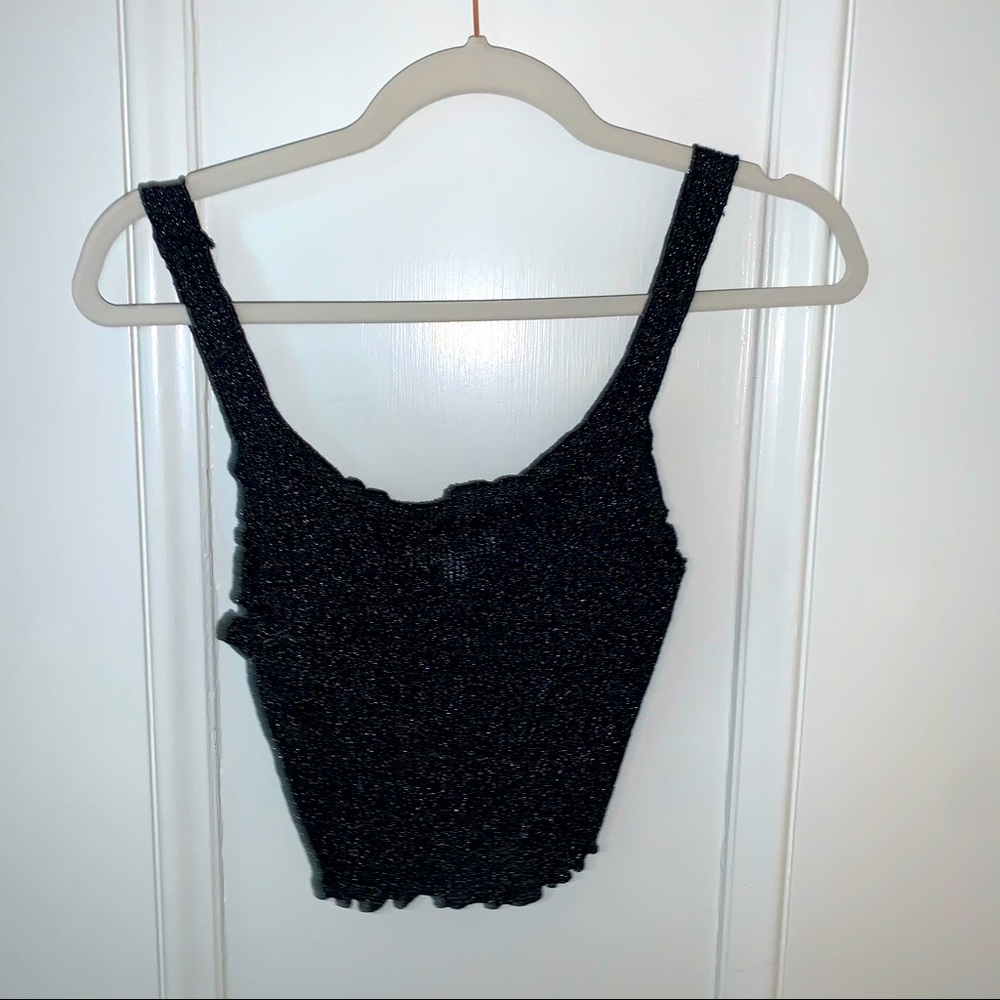 Wild Honey Sparkly Crop Top